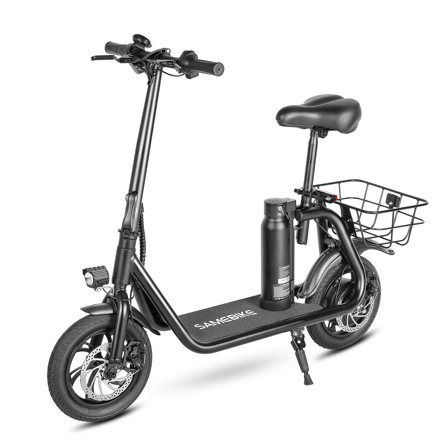 Scooter Elétrica SAMEBIKE SM-C01 com Assento 12'' 36V 10.4Ah