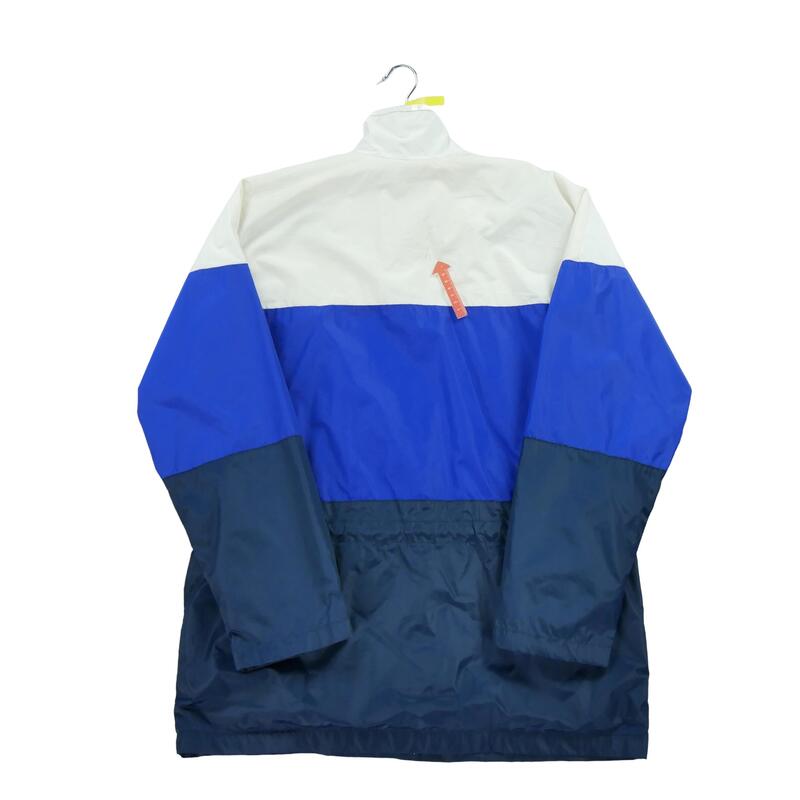 Reconditionné Coupe-vent Homme Vintage Y2K 90s Bleu Bon État