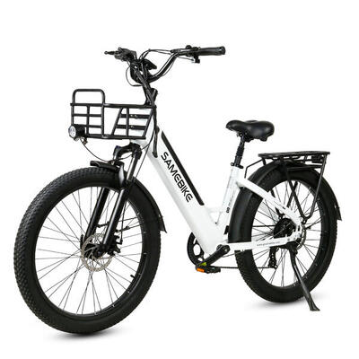 Bici elettrica con cestino anteriore SAMEBIKE RS-A01 Plus 48 V 14Ah