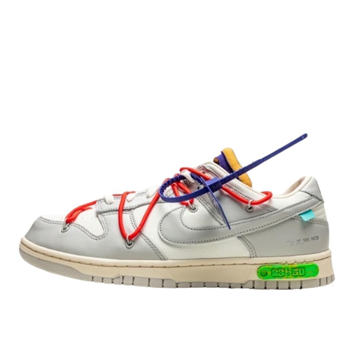 Nike - Chaussures Dunk Low Off-white Lot 23 - Baskets - Blanc - 44 L - Decathlon