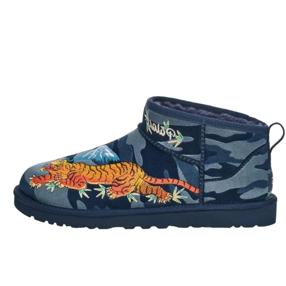 Ugg - Chaussures Classic Ultra Mini Boot Palace Navy Camo - Bottines - Bleu - 44 - Decathlon