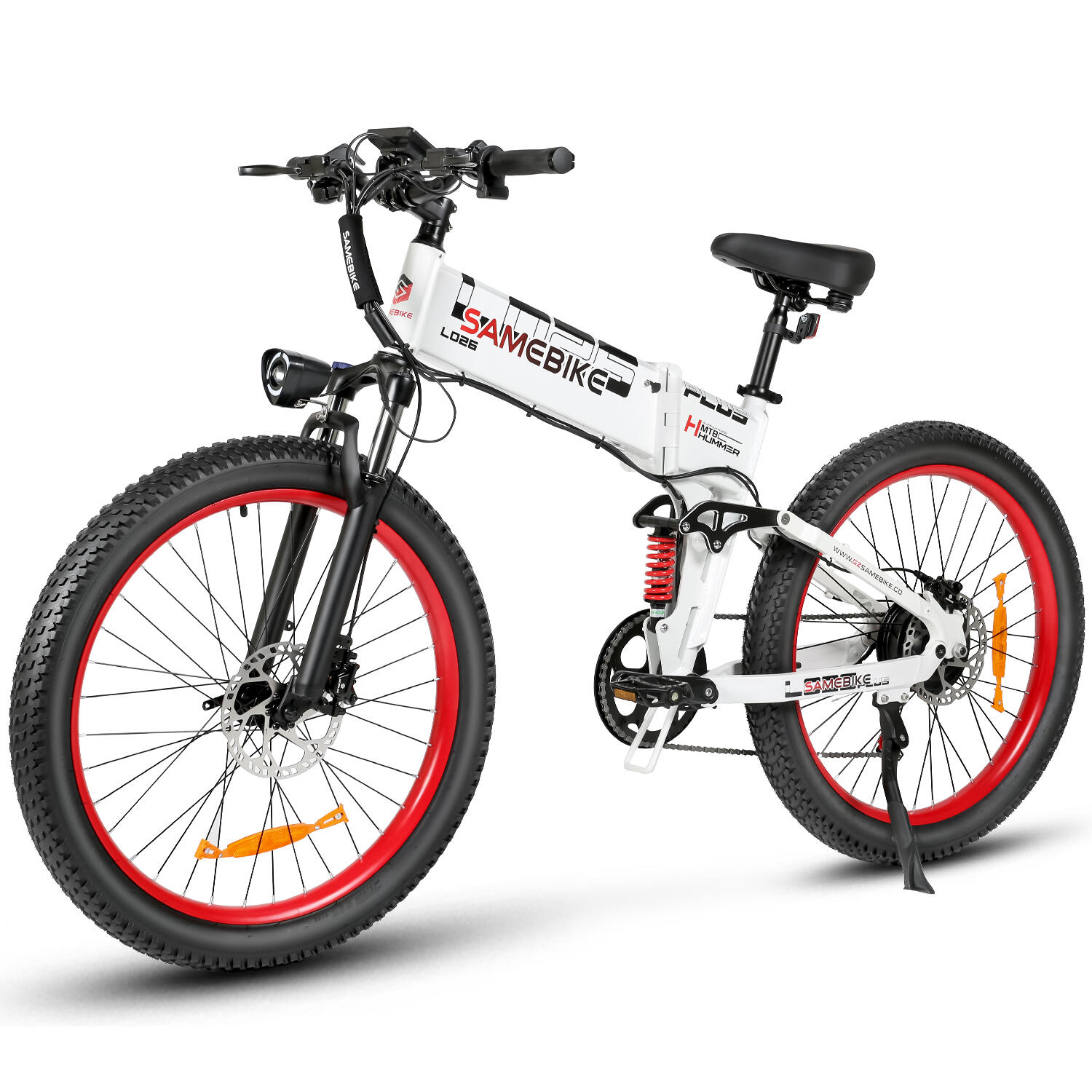 SAMEBIKE LO26 Plus 26" opvouwbare elektrische fiets met 48V 15Ah accu 2/7