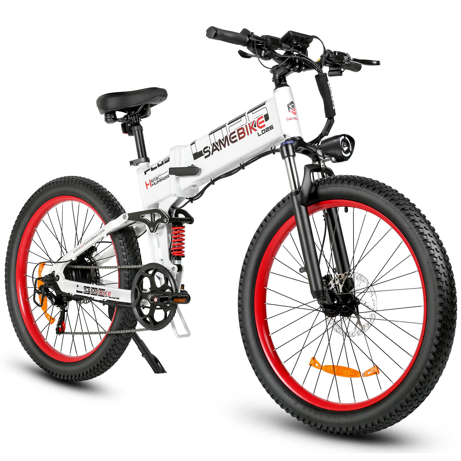 E-Bike SAMEBIKE LO26-Plus mit 48-V-15-Ah-Akku, 26-Zoll-Reifen 2/7