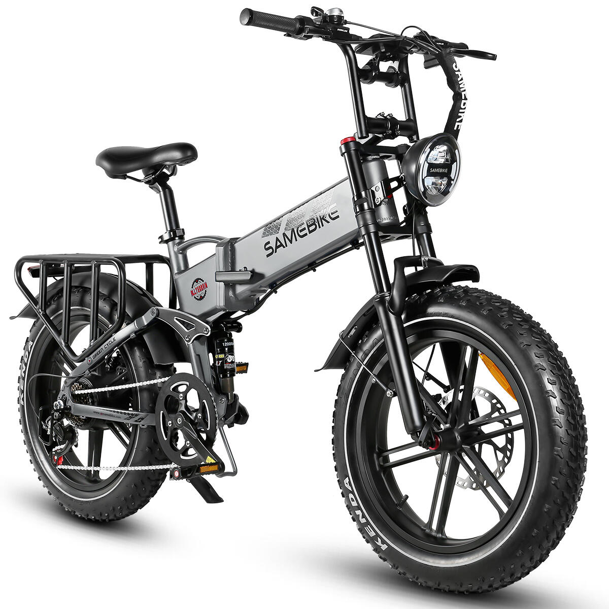 Rower elektryczny dla dorosłych SAMEBIKE RS-A02 20 cali Akumulator 48V17AH
