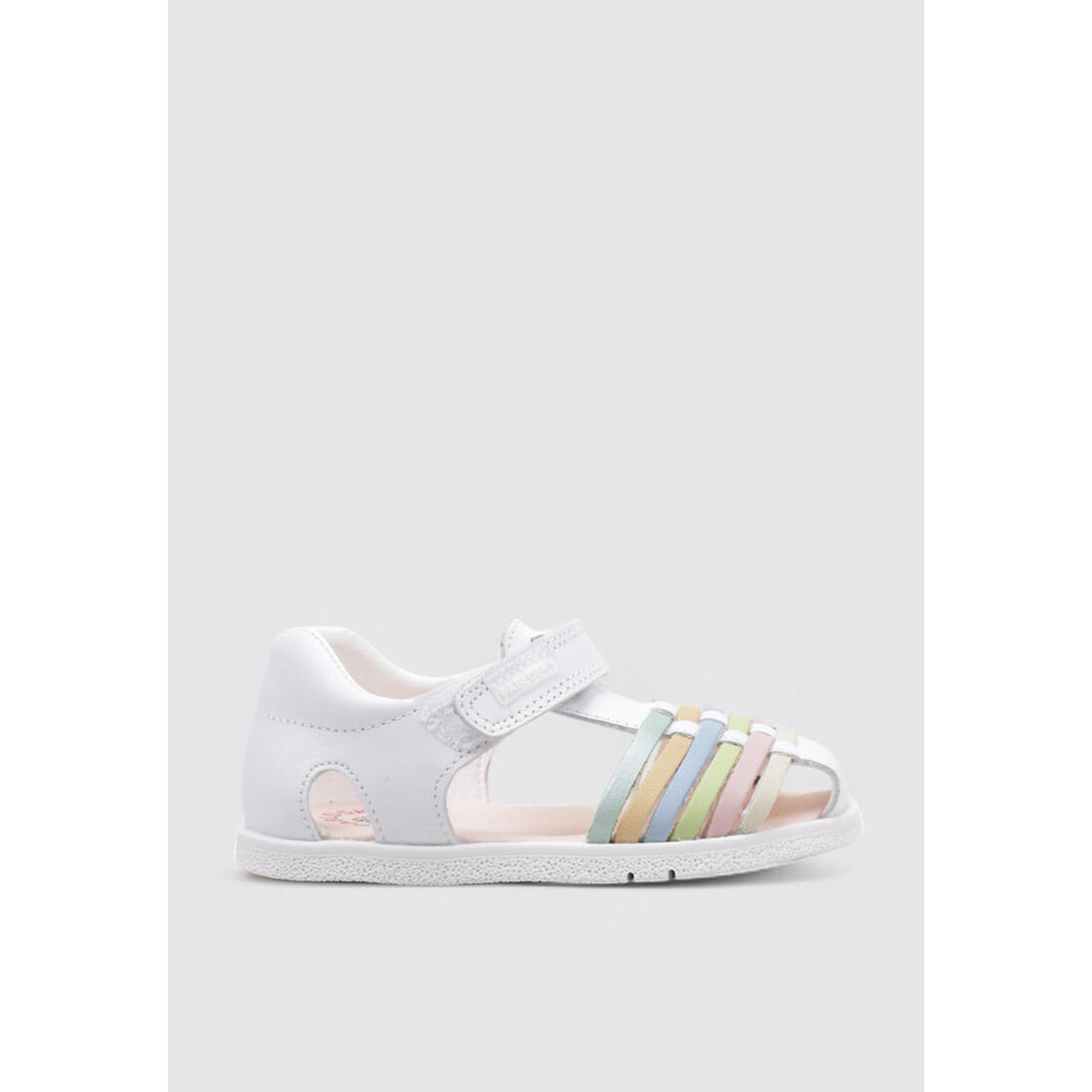 Pablosky - Sandale Surf Enfants Pablosky 054900 Blan - Sandales - Blanc|rose|rouge|vert - 25 Cm - Decathlon