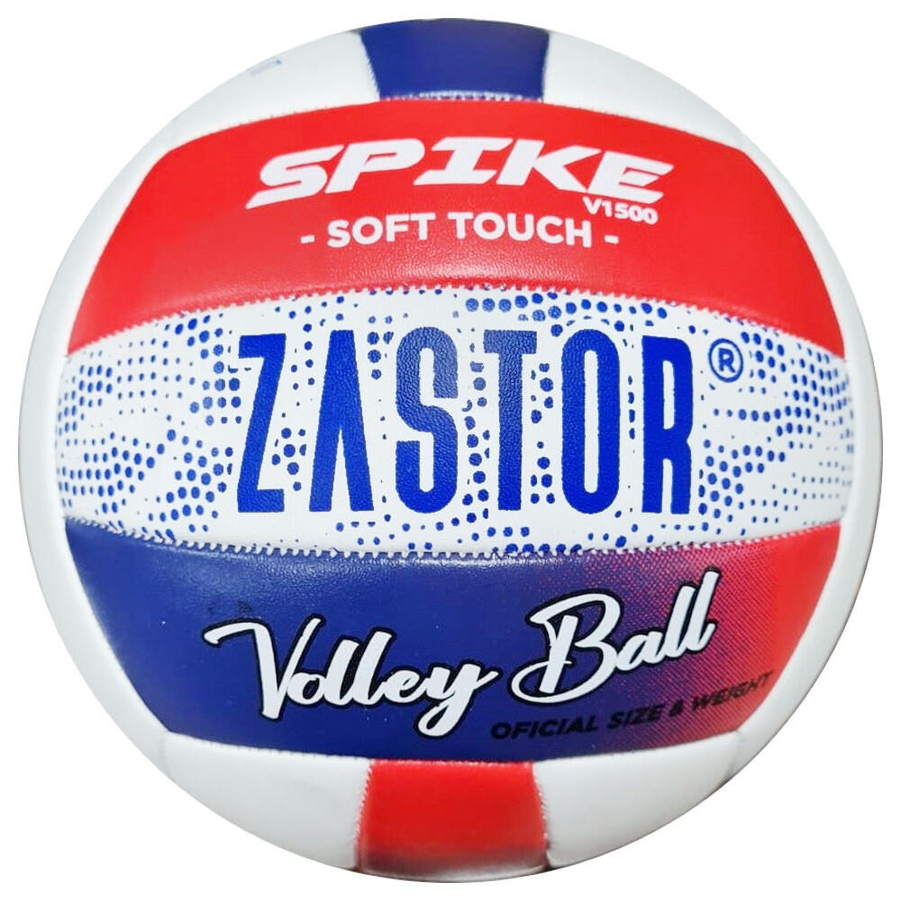 Pack 12 Balones Voleibol Zastor Spike 5V1500 Rojo/Azul T-5 2/2