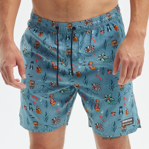 Bañador elástico  estampado colaboración oficial Bob Esponja x Hydroponic 3/7