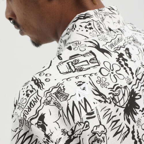 Camisa para Hombre Hydroponic  sb bikini bottom Blanco 4/7