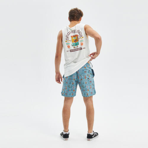 Bañador elástico  estampado colaboración oficial Bob Esponja x Hydroponic 5/7