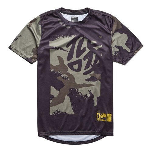 Troy Lee Designs 24.1 FLOWLINE SS Youth CONFINED BLACK