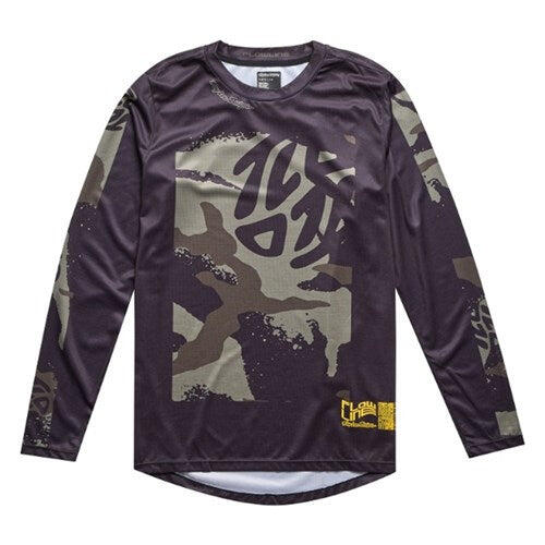 Troy Lee Designs 24.1 Flowline LS Youth Confined Black