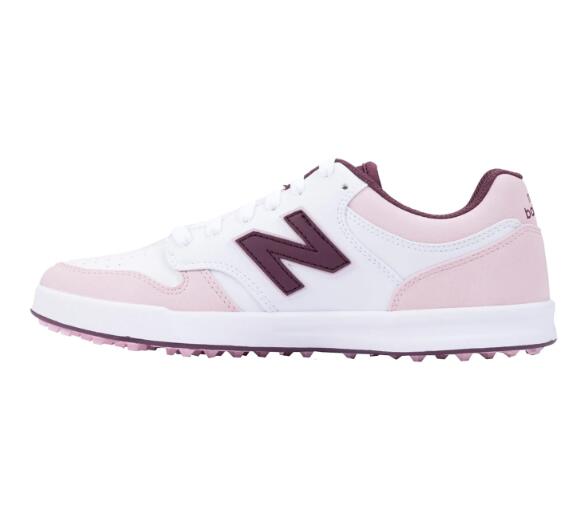 Chaussure de golf New Balance pour femmes 480 SL, blanc/rose 2/5