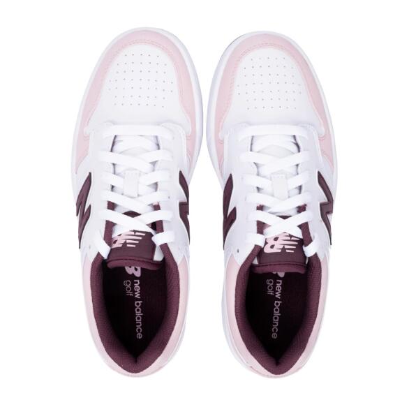 Chaussure de golf New Balance pour femmes 480 SL, blanc/rose 3/5
