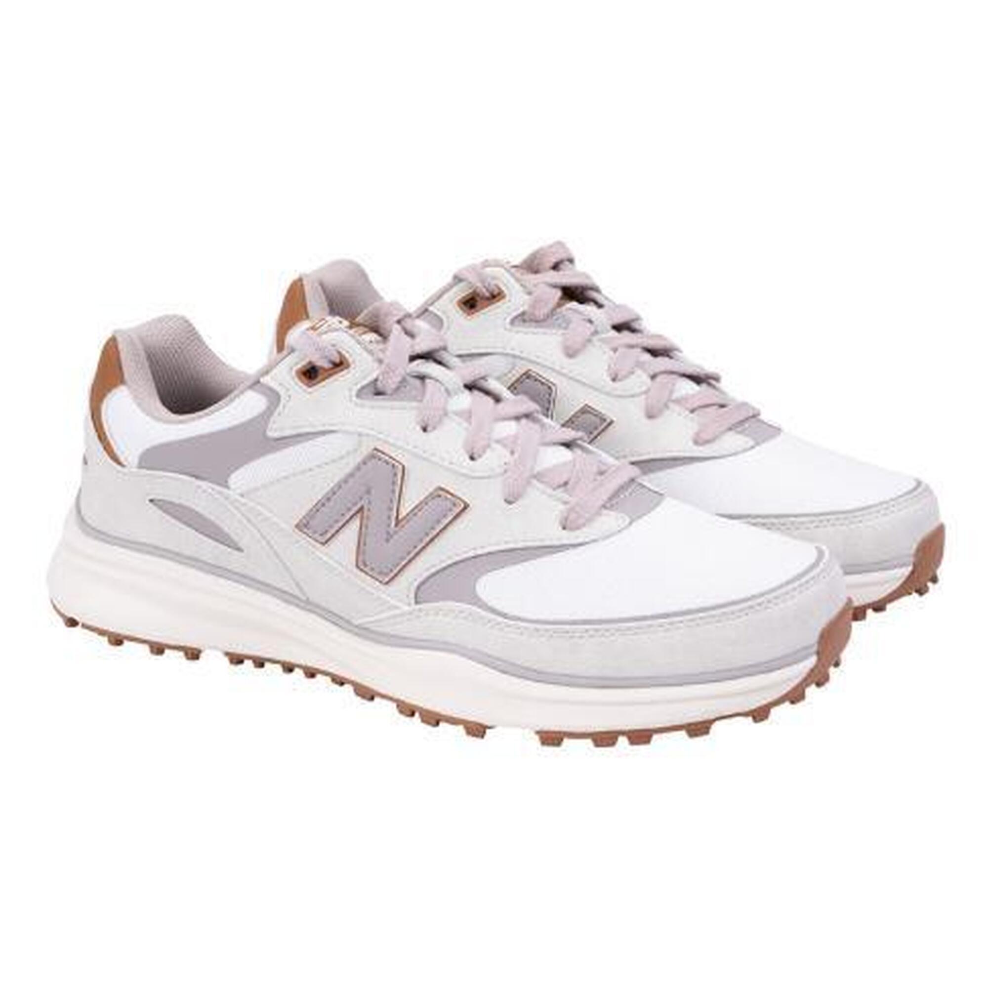 New Balance Men's Heritage SL, Chaussures de golf pour hommes, Beige