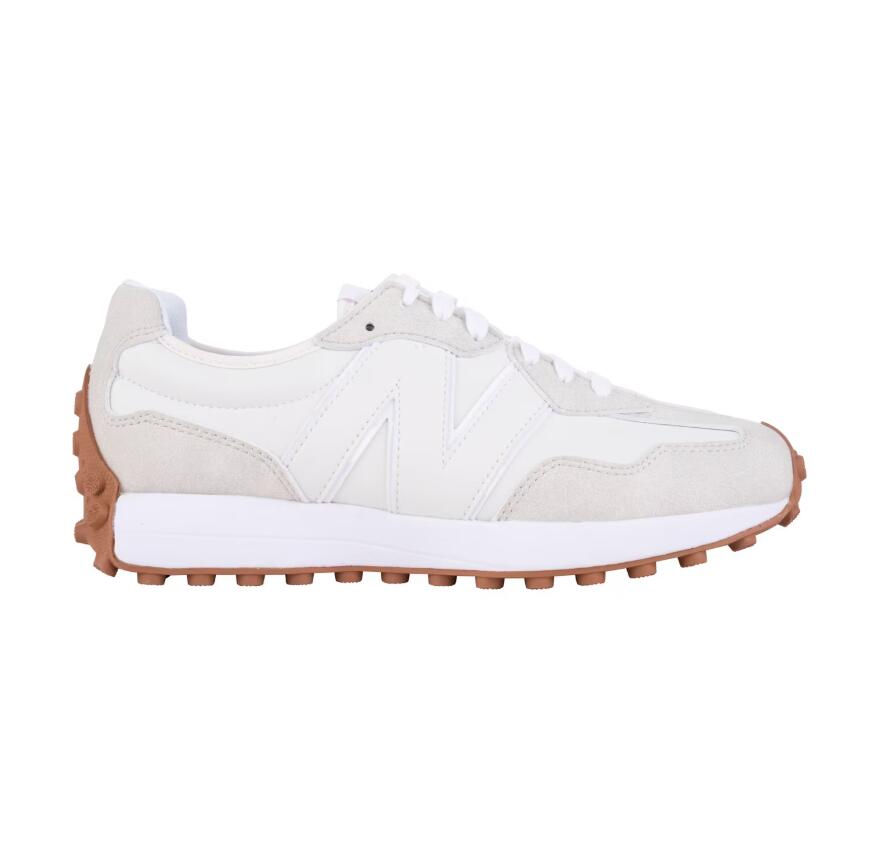 New Balance Women's 327, Chaussures de golf pour femmes, Beige 2/5