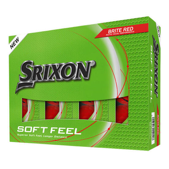 Srixon New Soft Feel Brite 2025 palline da golf colorate verde