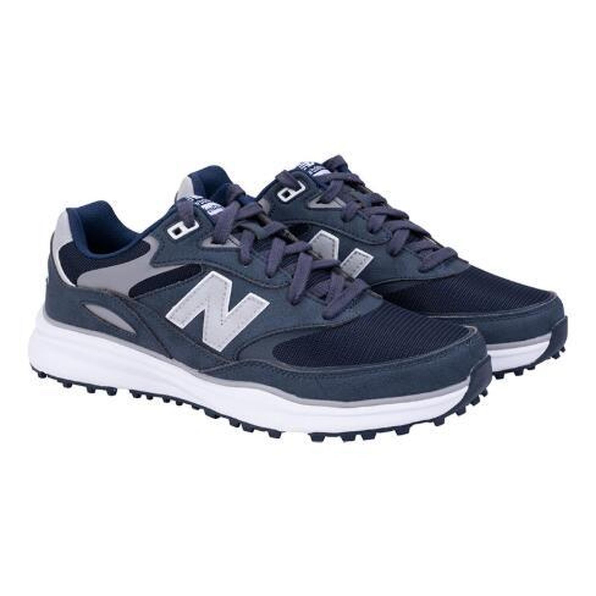 New Balance - New Balance Men's Heritage Sl, Chaussures De Golf Pour Hommes, Marine - Chaussures De Golf - Bleu|gris - Decathlon