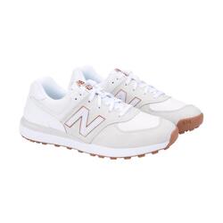 New Balance 574 Greens V2, Chaussures de golf pour femmes, sable/blanc