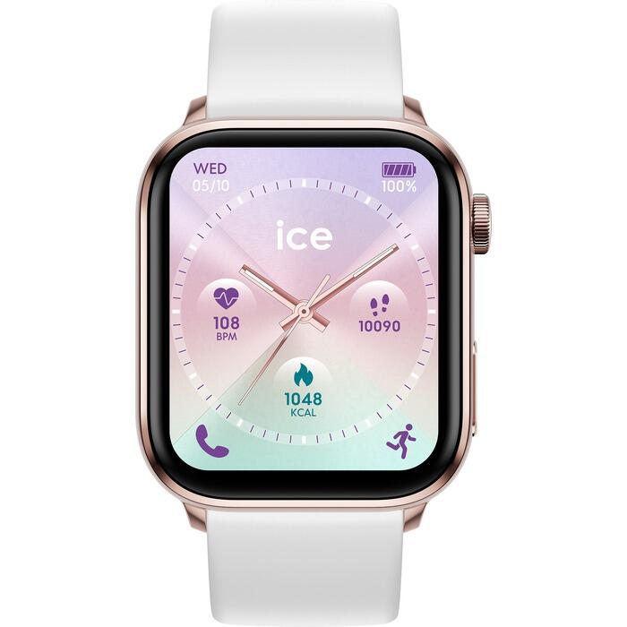 Montre connectée Ice Watch ICE SMART 3.0 - GPS et Strava - 1.78" - Blanc/Rose