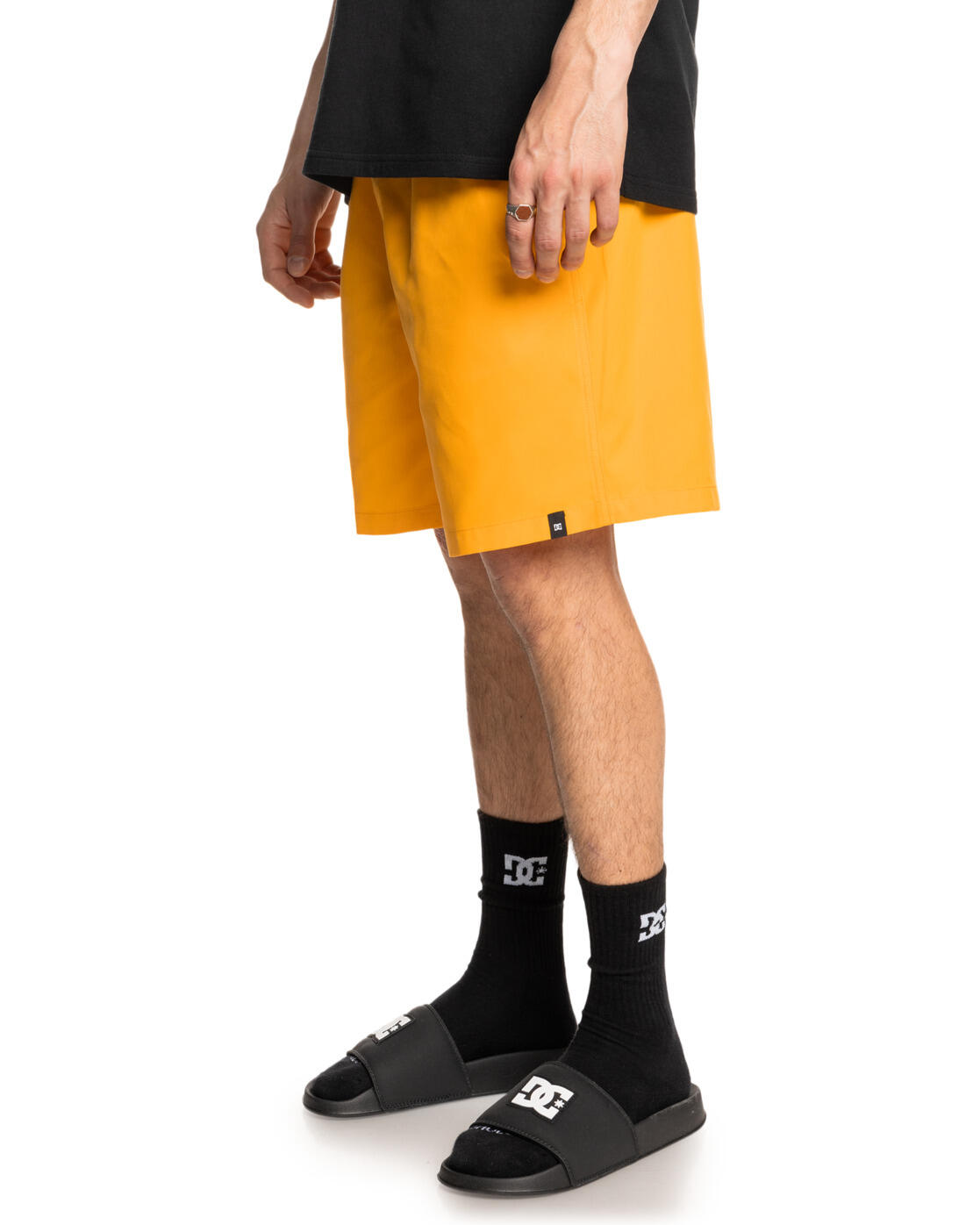 Short de marche à taille élastique STRYKER 18" Orange Homme 3/4