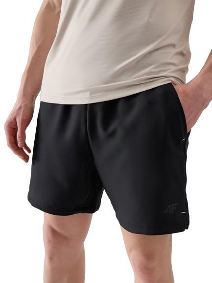 Calções de treino Quick Dry para homem - Preto 4FWSS25TFSHM0867 Preto 3/4
