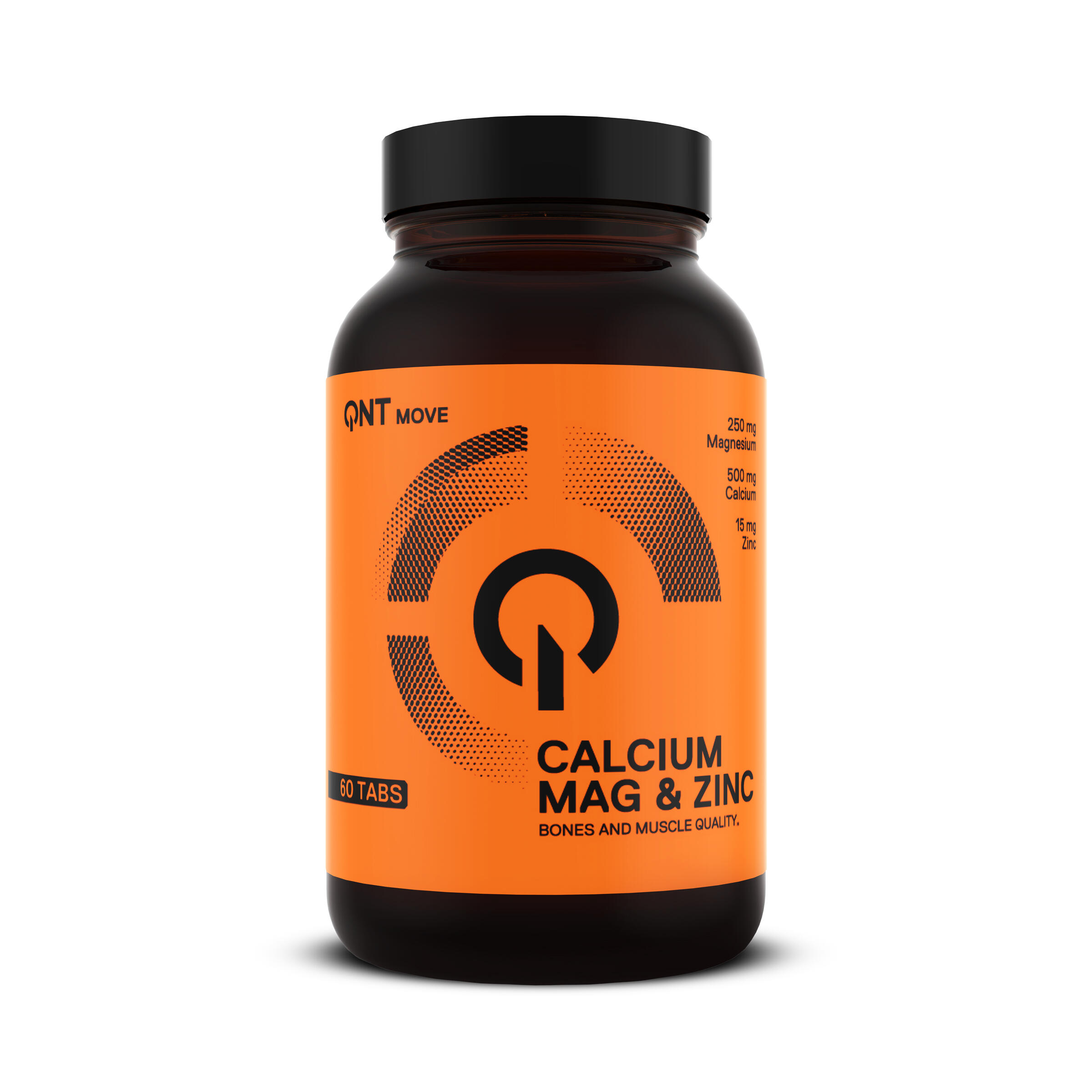 QNT Calcium Magnesium Zinc Supplement 60 Tablets - Muscle Support