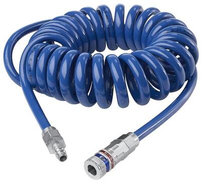 Whispair Blauer Spiralschlauch 8mm - Flexibel und Langlebig