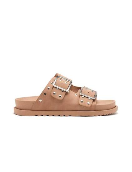 Sneakers da donna Gioseppo con borchie color beige