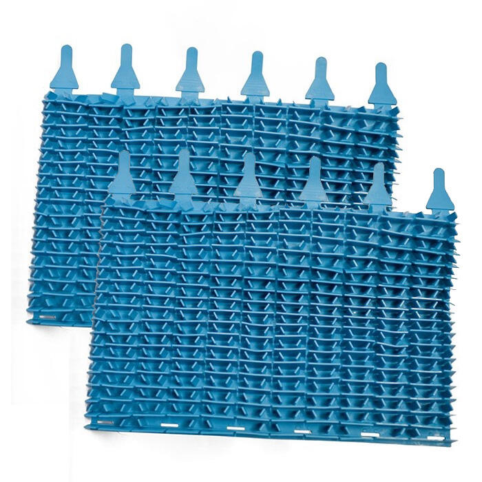 Lot de 2 brosses lamelles bleu pour robot indigo