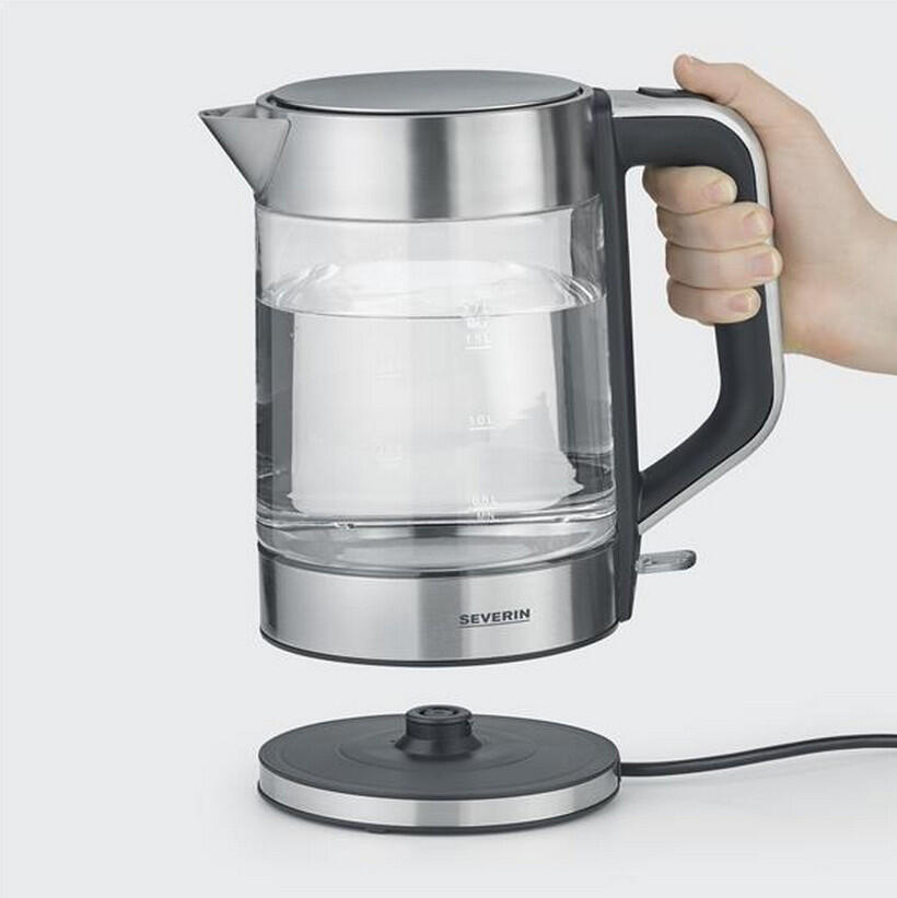 Bouilloire sans fil 1.7l 2200w inox 2/5