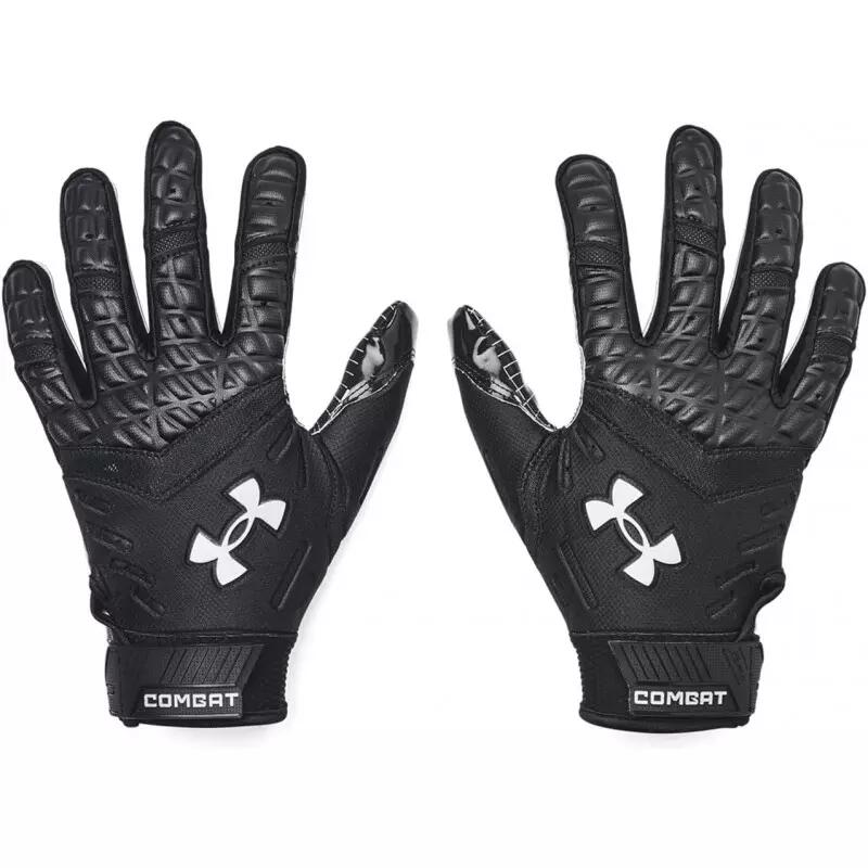 Gants de football américain Under armour Combat Noir 1/2