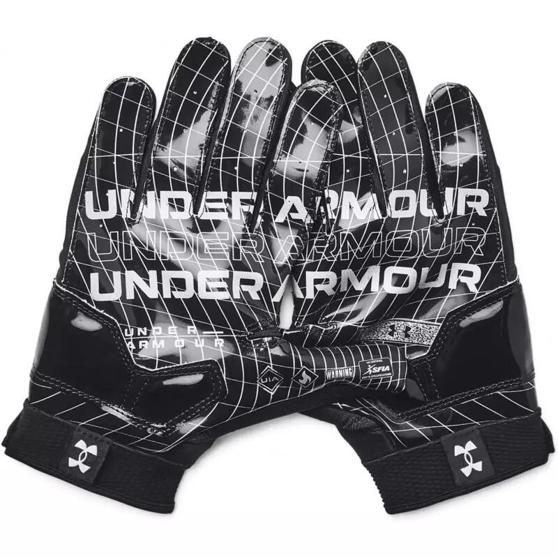 Gants de football américain Under armour Combat Noir 2/2