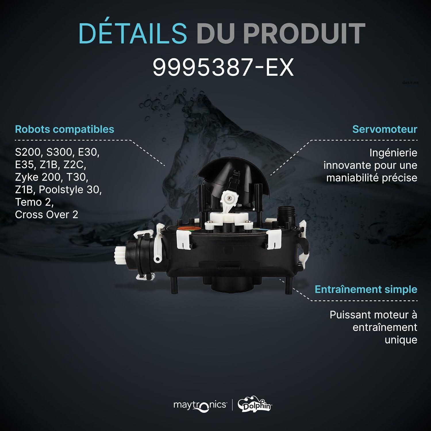 Moteur pour robot dolphin s200, s300, e30 etc... Voir liste 3/5