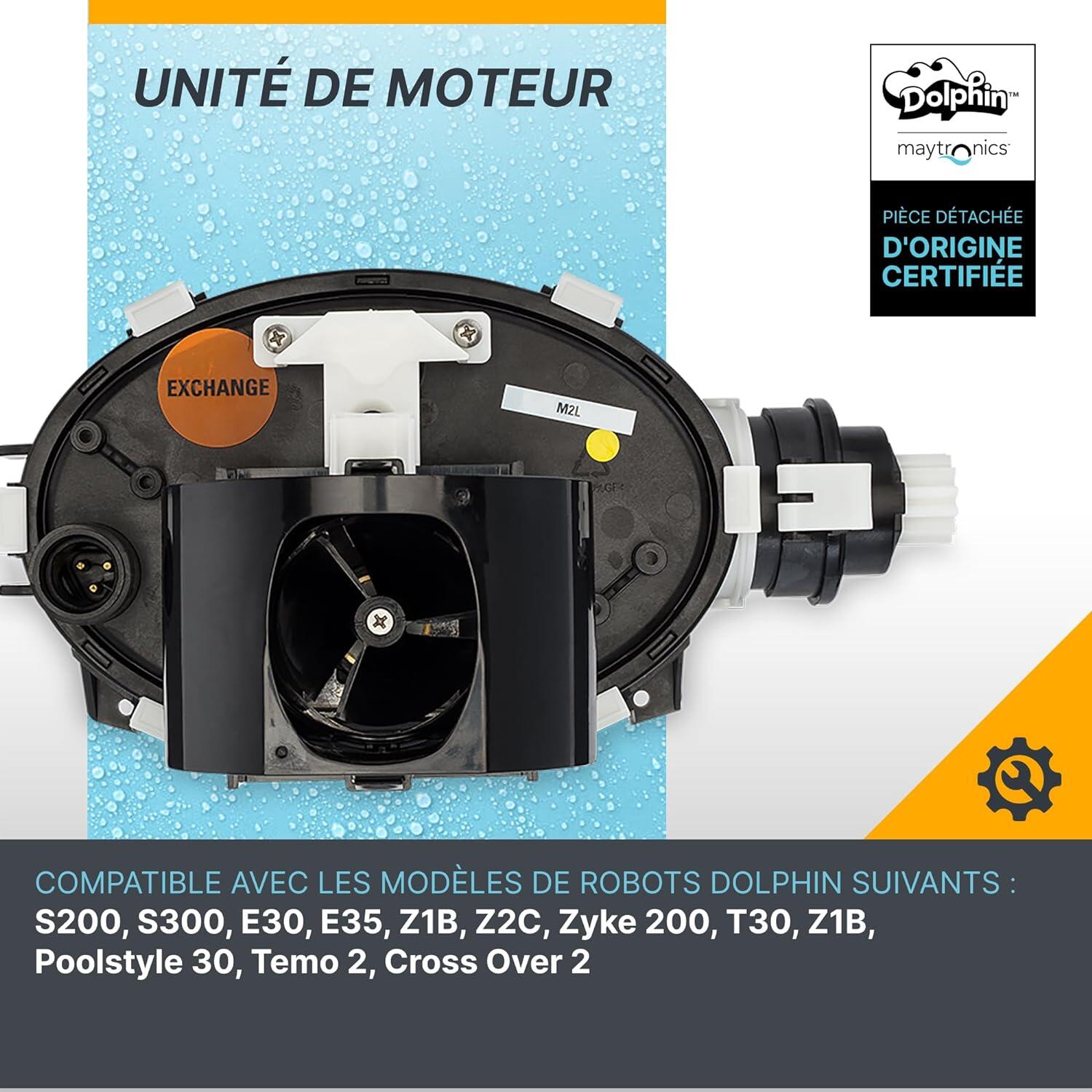 Moteur pour robot dolphin s200, s300, e30 etc... Voir liste 2/5