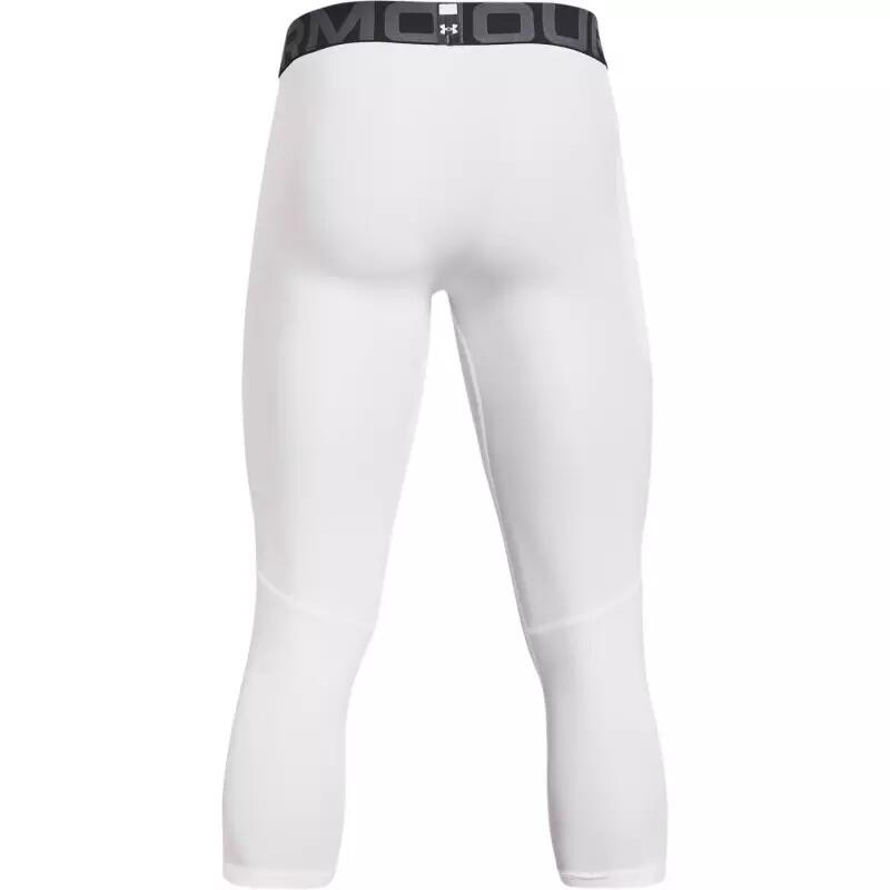 Legging de compression 3/4 Under Armour Heatgeat Blanc pour homme 2/7
