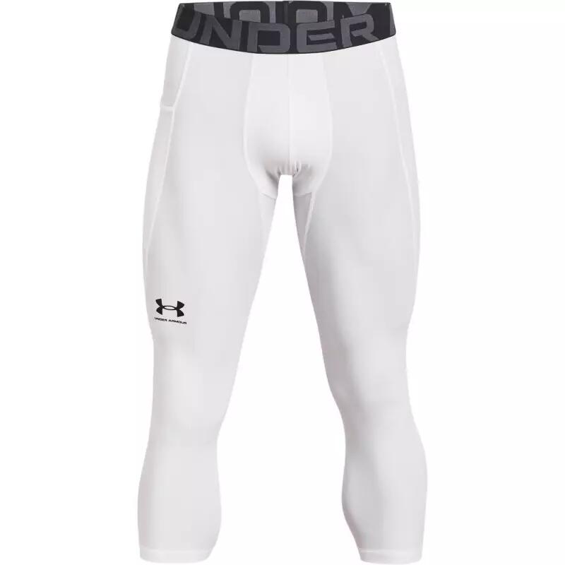 Legging de compression 3/4 Under Armour Heatgeat Blanc pour homme 1/7