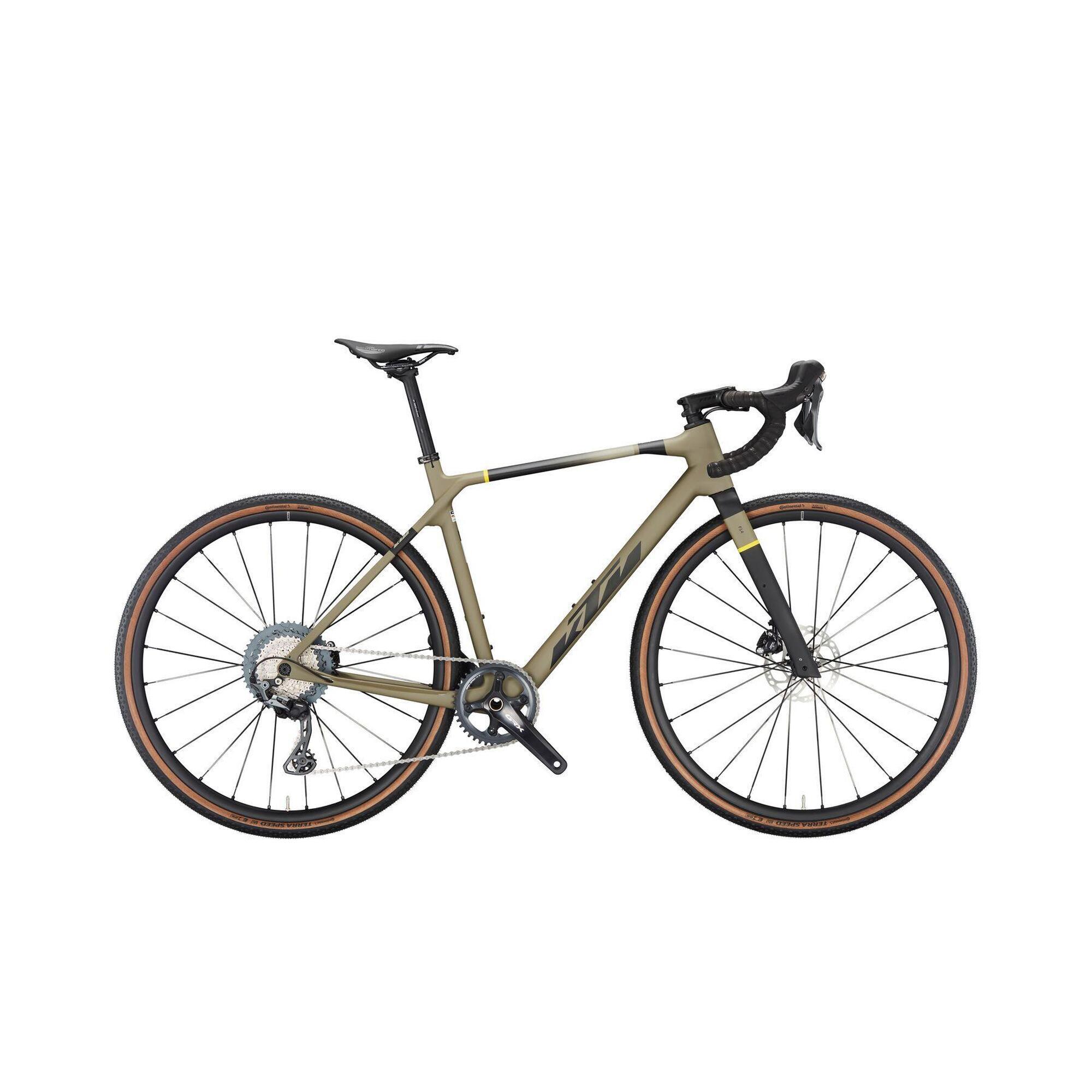 Rower gravelowy KTM X-Strada Elite Olive Grey Matt - M