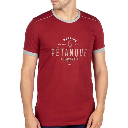 T-shirt esprit pétanque homme