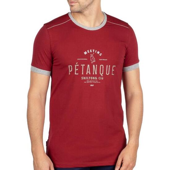 T-shirt esprit pétanque homme