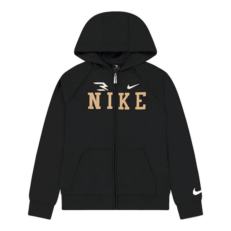 NIKE Felpa ragazzo nike full zip collegiate - nero
