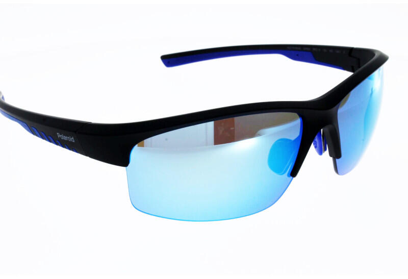 mixtes  POLAROID sport PLD 7018/N/S Noir Bleu indice 3 polarisé 2/4