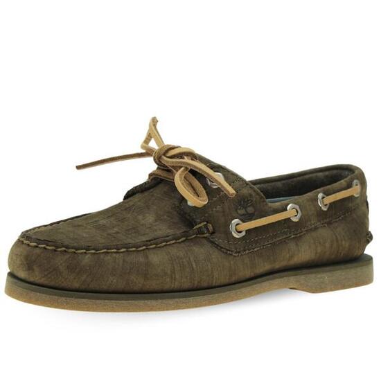 Bootsschuh Classic Boat 2 Eye - TB0A4187EO8 Grün