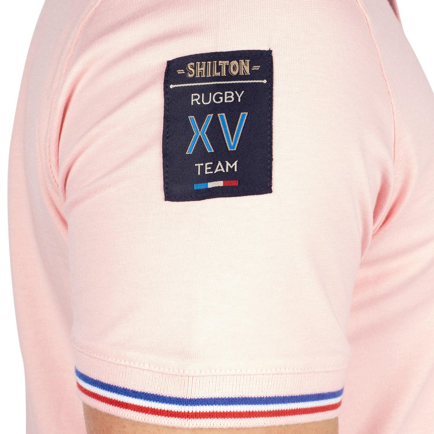 Polo tricolore rugby homme 6/7