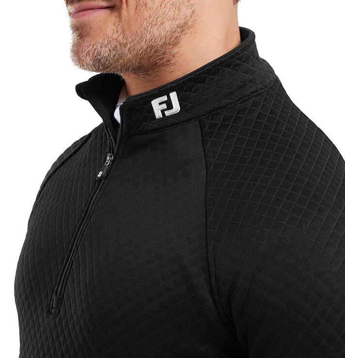 Footjoy Jacquard Thermal Cout Heren Midlayer Zwart 5/5