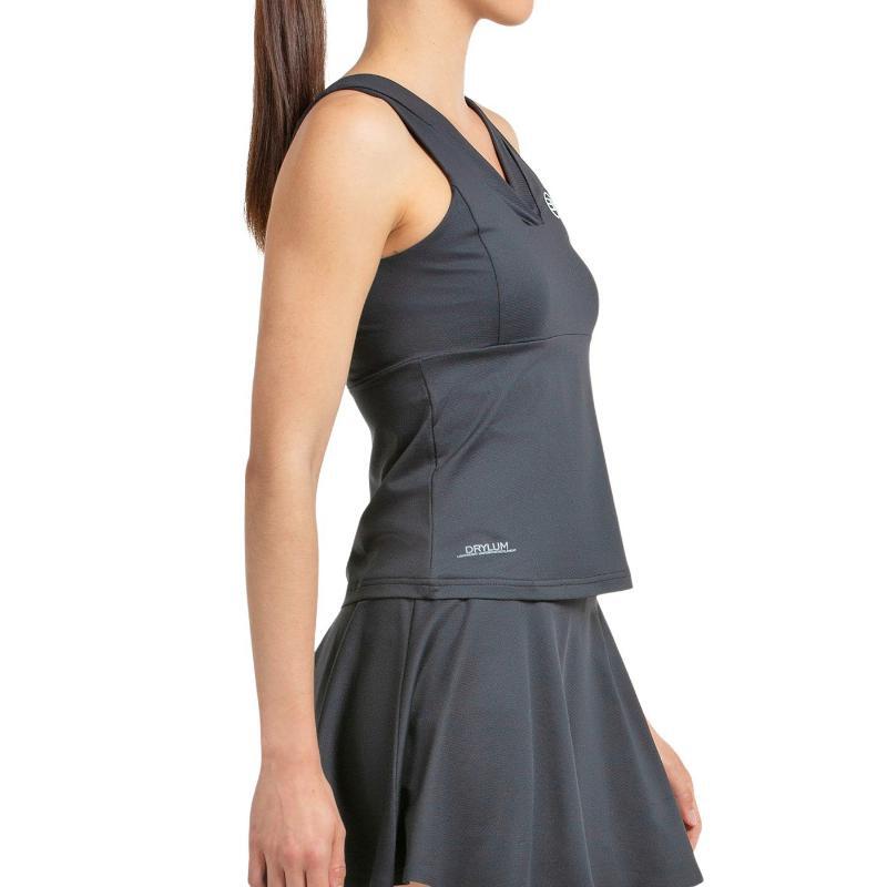 Débardeur femme BULLPADEL Afosa col V NOIR 2/5