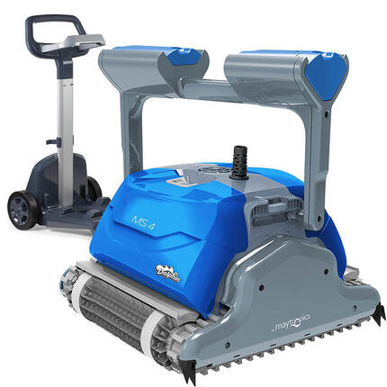 Robot electrique de piscine fond, parois et ligne d'eau avec chariot