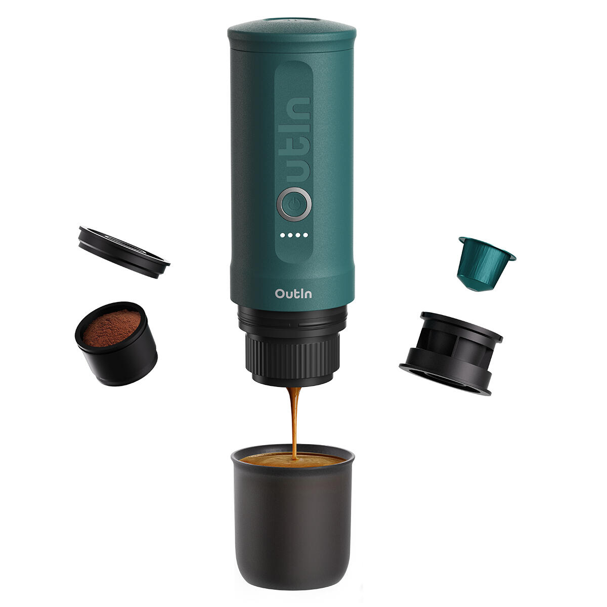 Nano Portable Espresso Machine - Máquina de café portátil - Azul 3/7