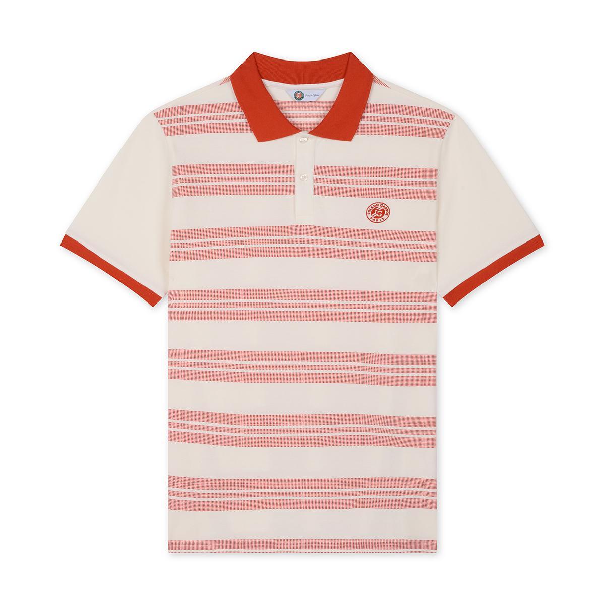 Polo Heritage Homme Roland-Garros - Ecru et Terre-battue 5/5