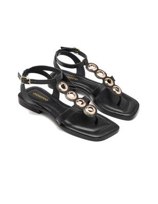 Dames sandalen gioseppo zwart leer epping