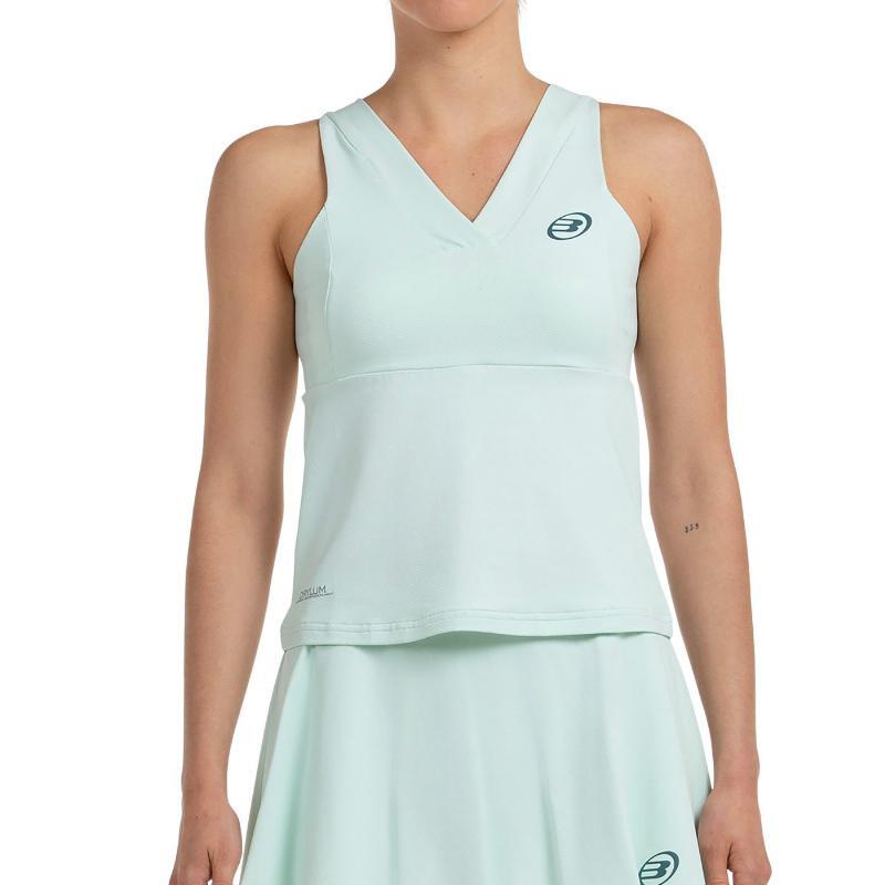 Débardeur femme BULLPADEL Afosa col V VERT 1/5